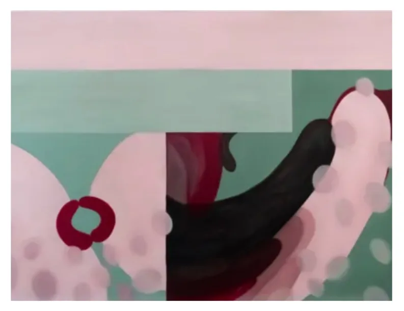 Erotic shapes in green space — 4